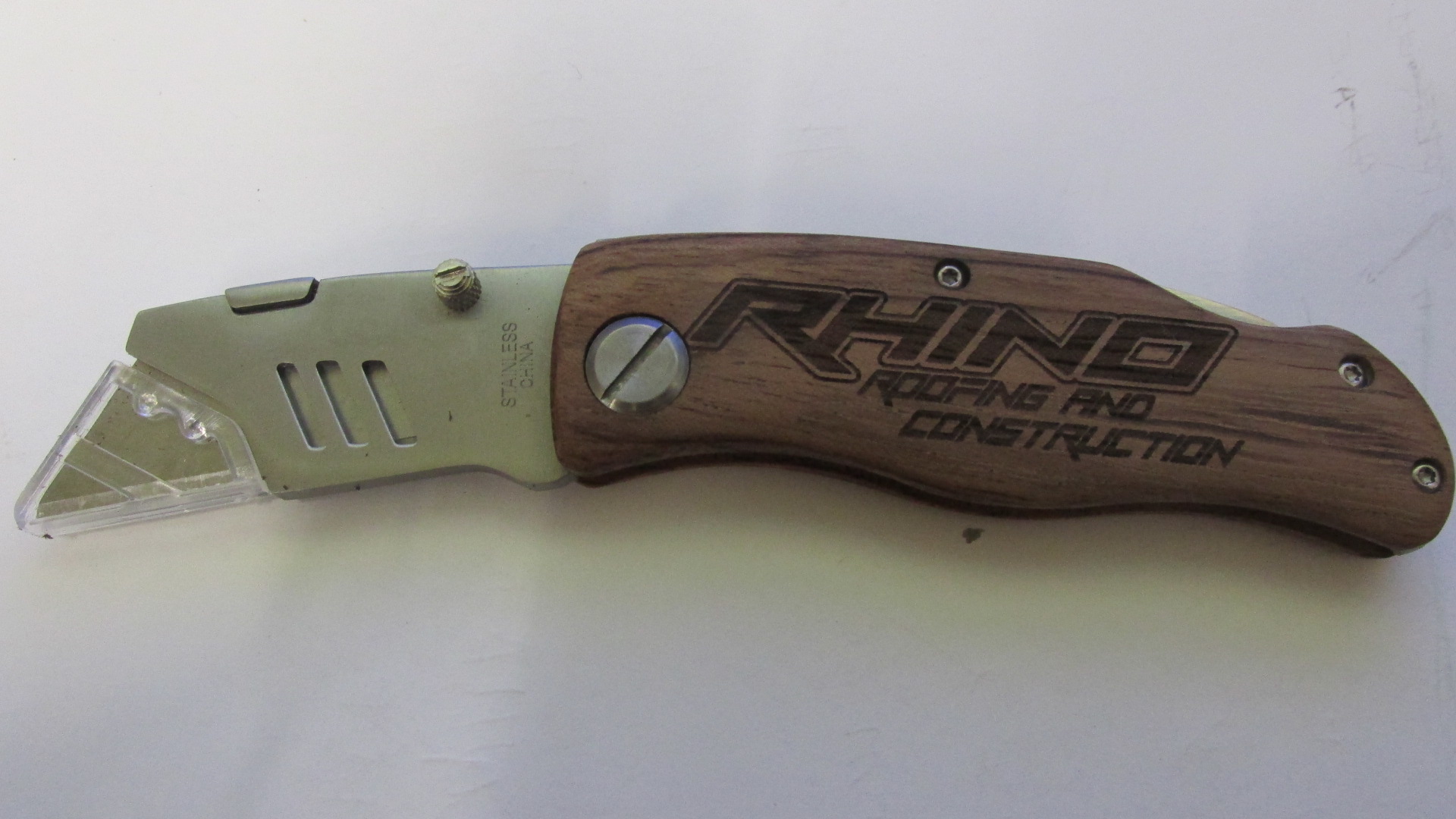 Wood handle box ulitity knives